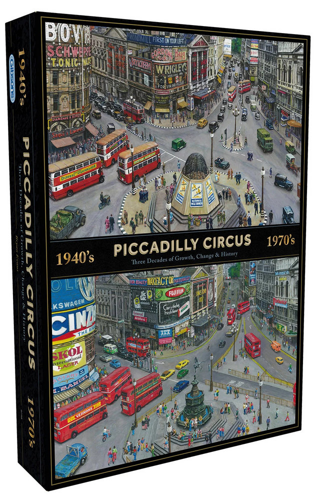 Piccadilly før og nu, 1000 brikker