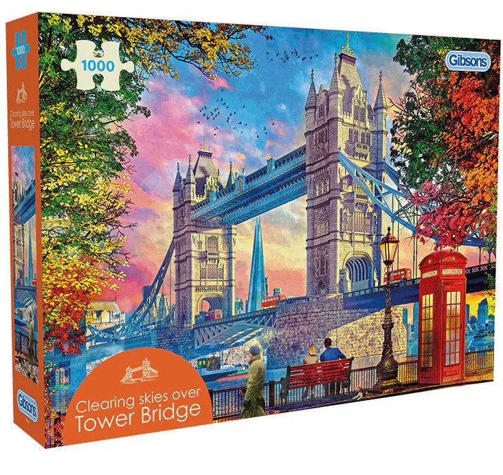 Davison: Aftenlys over Tower Bridge, 1000 brikker