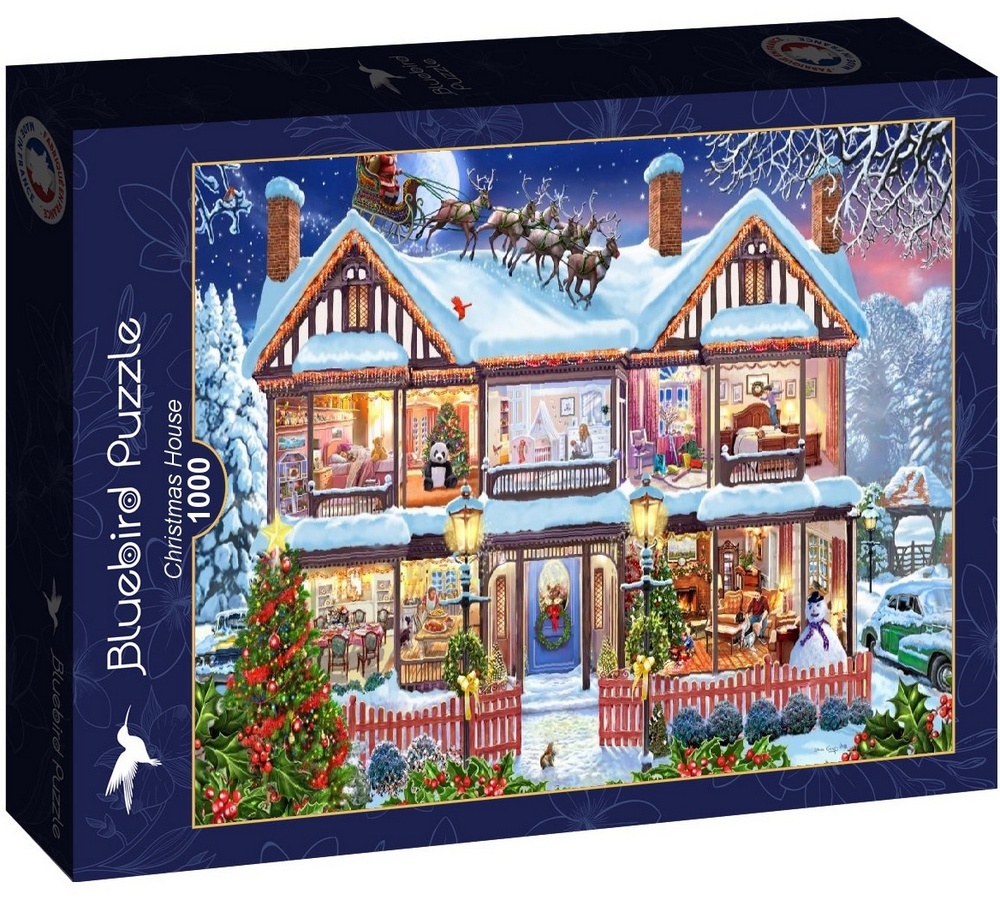 Crisp: Huset ved juletide, 1000 brikker