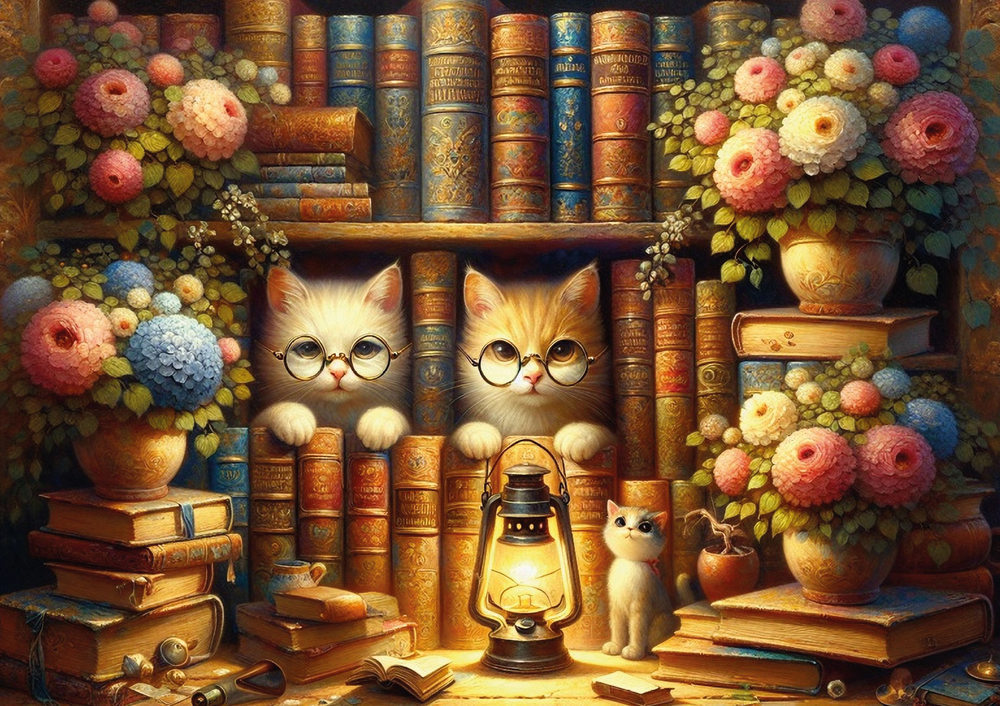 Kattene i biblioteket, 260 brikker