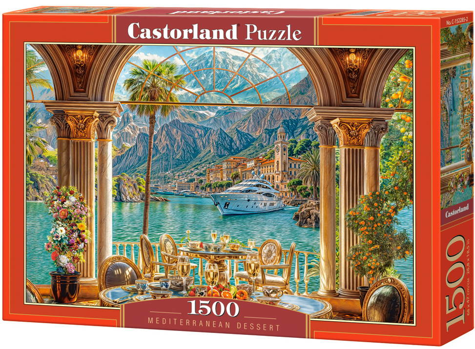 Italiensk idyl ved kysten, 1500 brikker