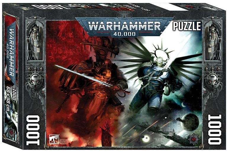 Warhammer 40K: Gulliman vs Abaddon, 1000 brikker