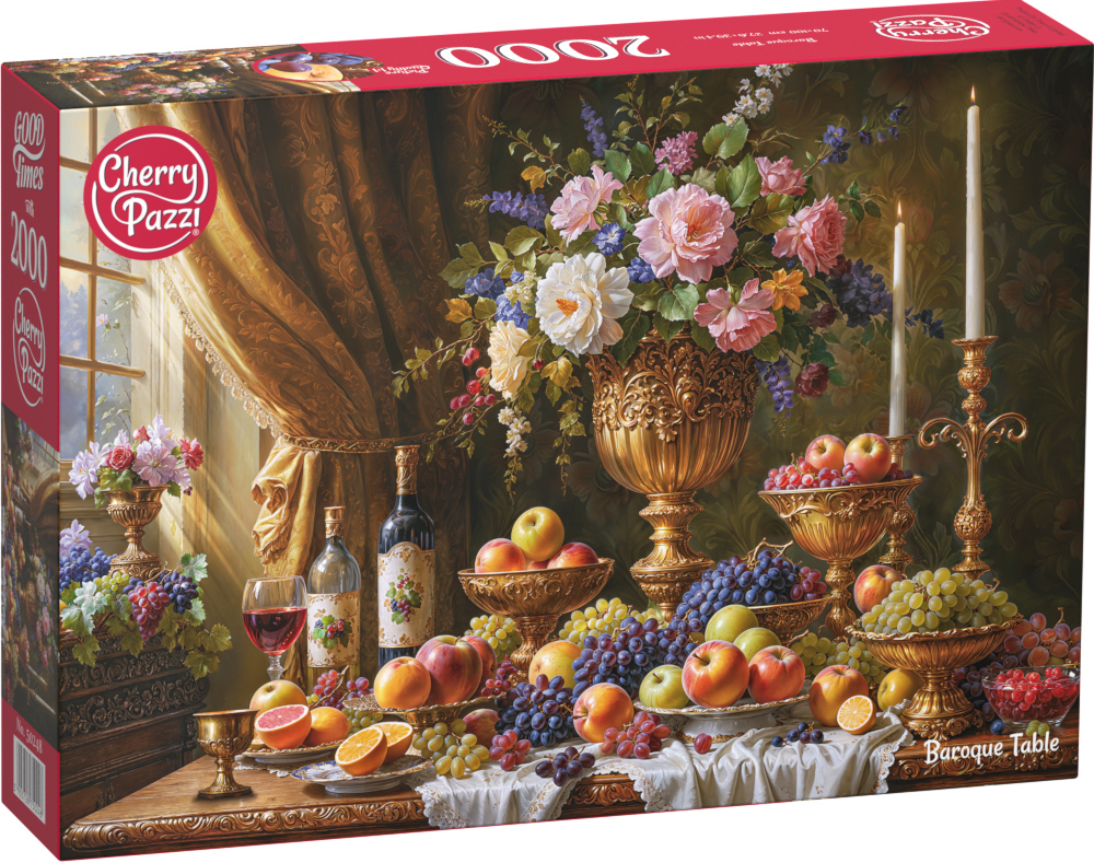 Blomster og frugter i overflod, 2000 brikker