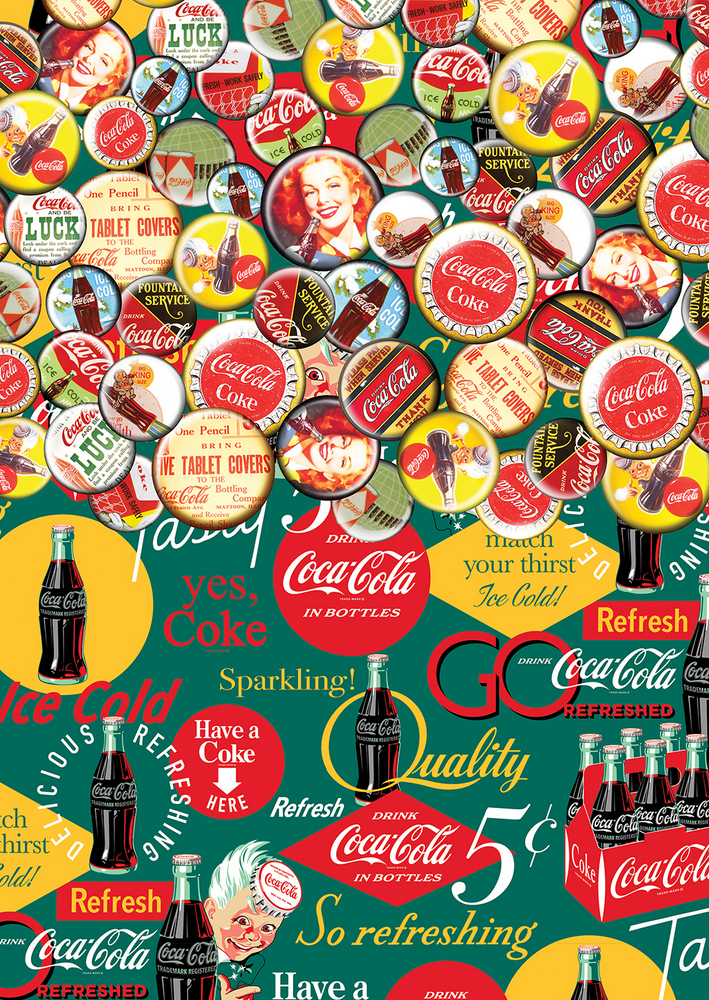 Coca-Cola: Kapsler, 500 brikker