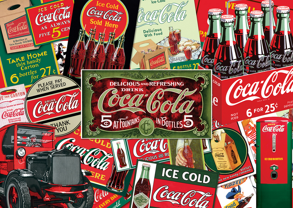 Coca Cola: Iskold forfriskning, 500 brikker