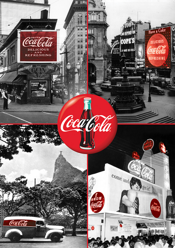 Coca-Cola: Nostalgi i sort og rød, 1000 brikker