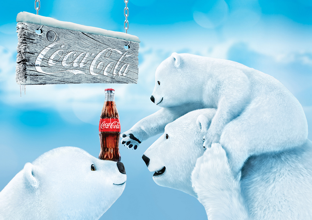 Coca-Cola: Isbjørne familien, 1000 brikker