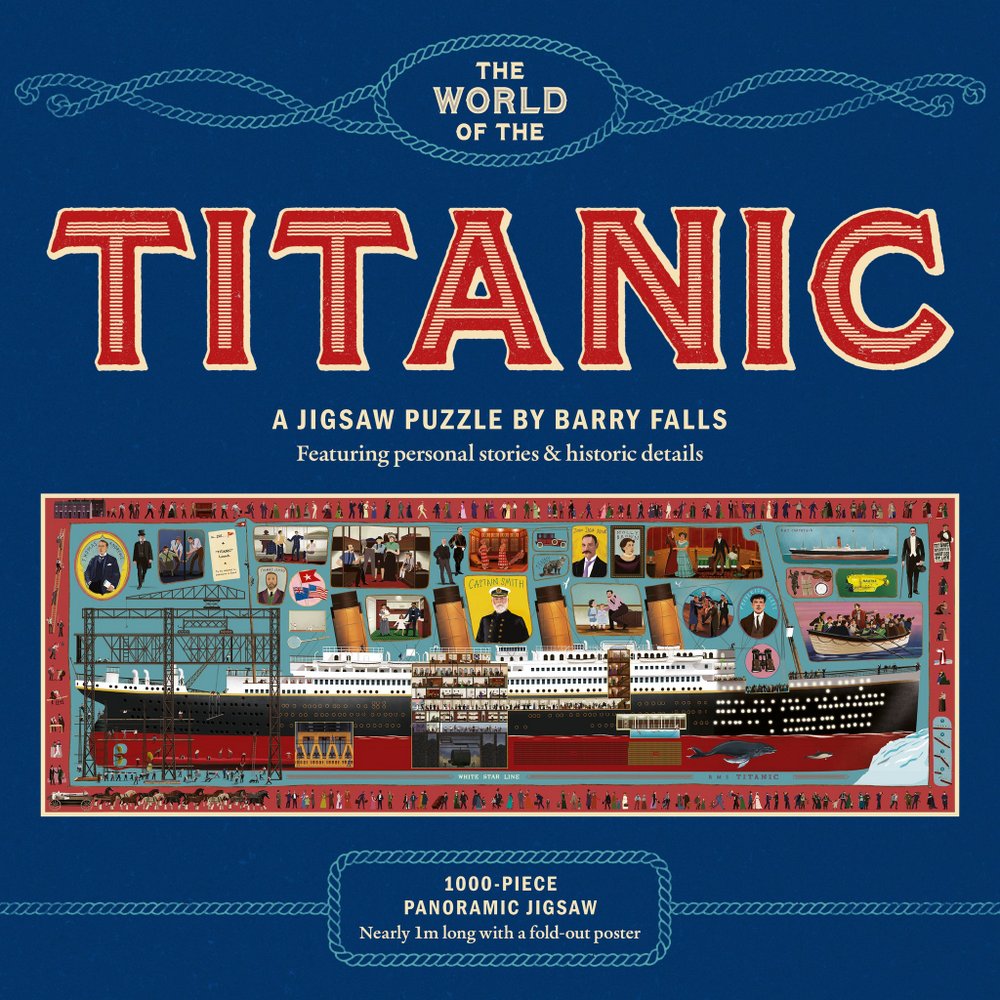 Titanic - Panorama, 1000 brikker