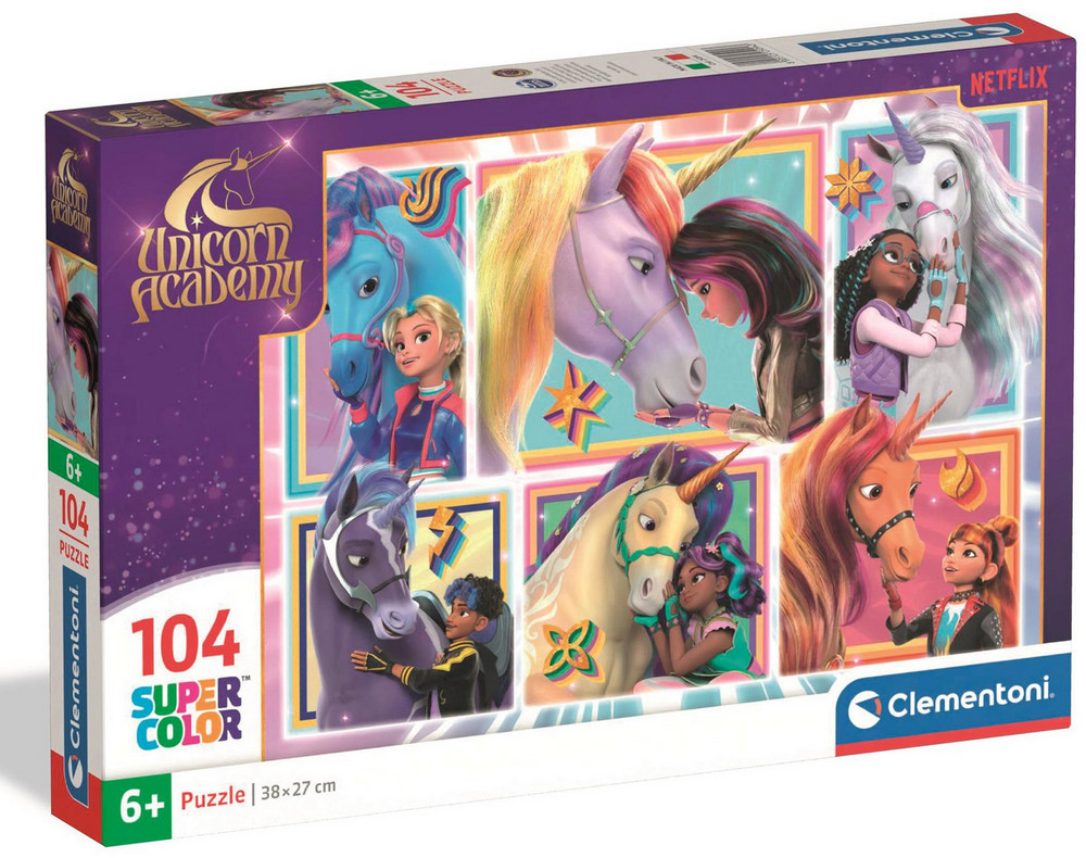 Unicorn Academy: Magiske venner, 104 brikker