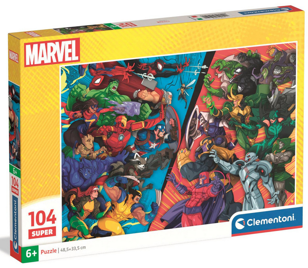 Marvel: Heroes vs Villains, 104 brikker