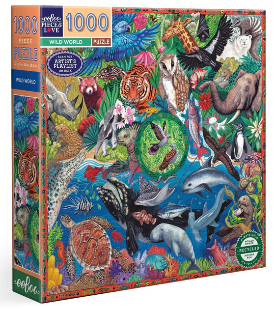 Vidunderlige vilde natur, 1000 brikker
