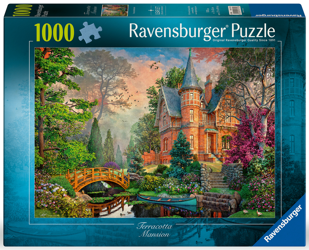 Ravensburger Puslespil - Davison: Eventyrligt palæ, 1000 brikker