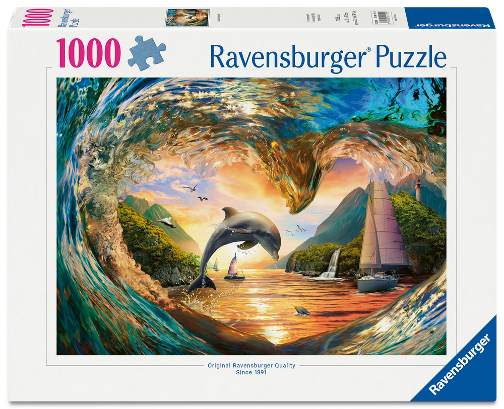 Ravensburger Puslespil - Havets kærlighedsdans, 1000 brikker