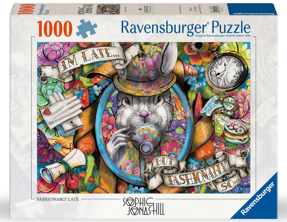 Ravensburger Puslespil - Kaninens teselskab, 1000 brikker