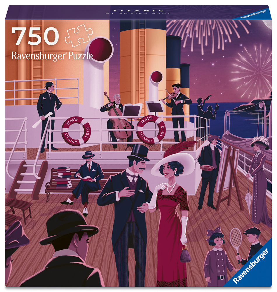 Ravensburger Puslespil - Titanic: Aften på dækket, 750 brikker