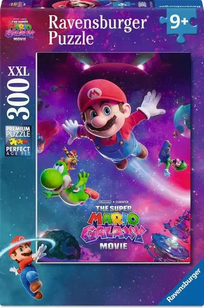 Ravensburger Puslespil - Super Mario: Galaxy, 300 brikker