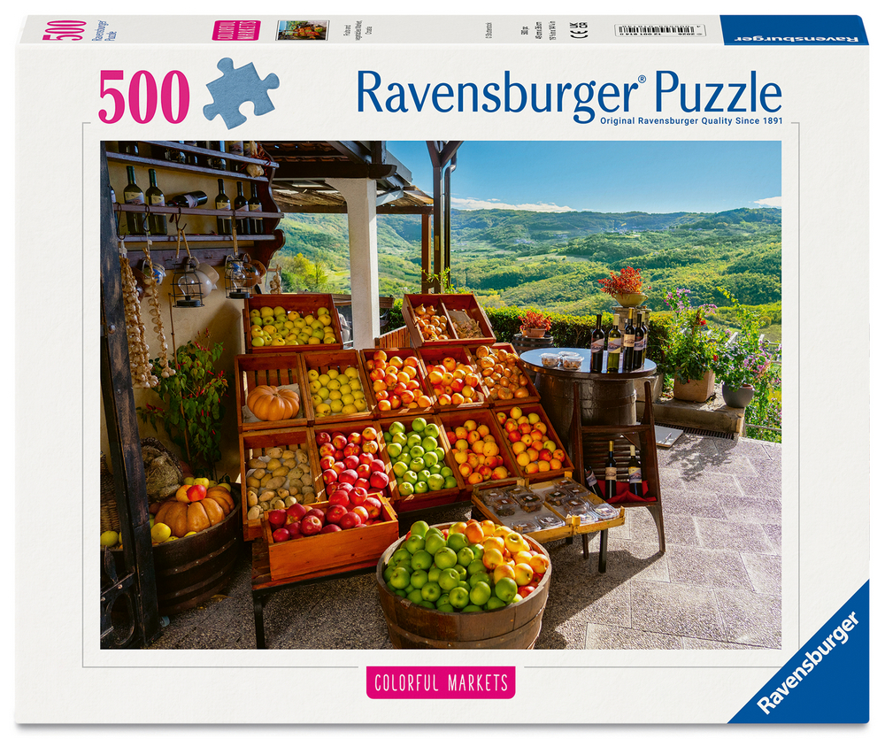 Ravensburger Puslespil - Kroatien: Markedsstemning, 500 brikker
