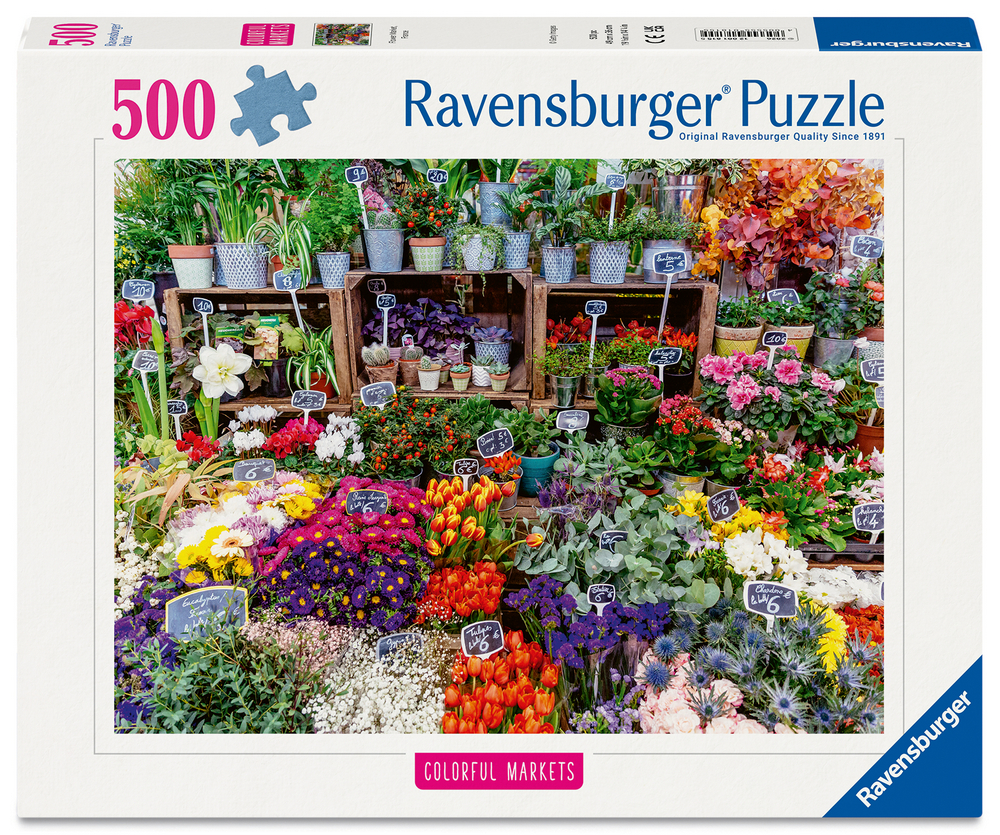 Ravensburger Puslespil - Et hav af blomstrende glæde, 500 brikker