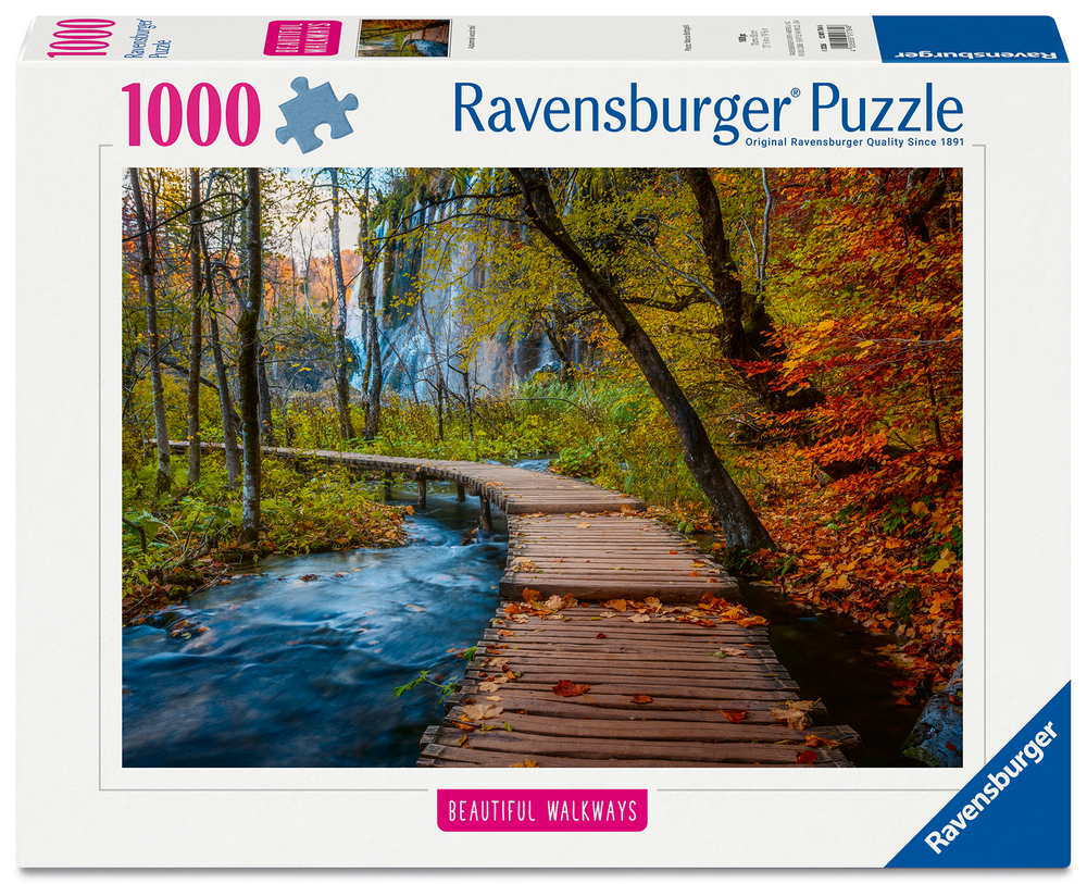 Ravensburger Puslespil - Efterårssti i skoven, 1000 brikker