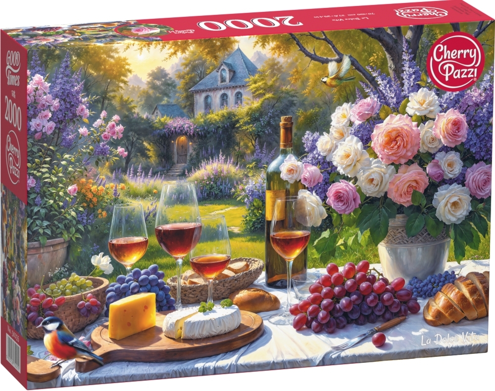 Vin og roser i haven, 2000 brikker