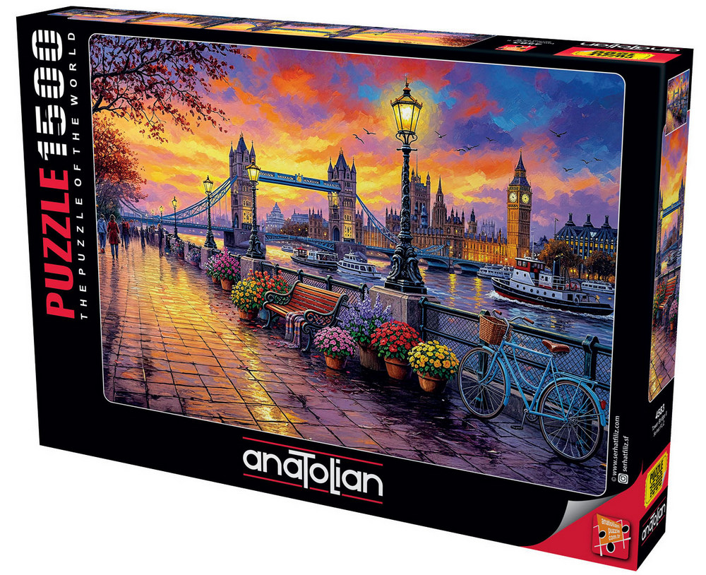 London i skumringen, 1500 brikker