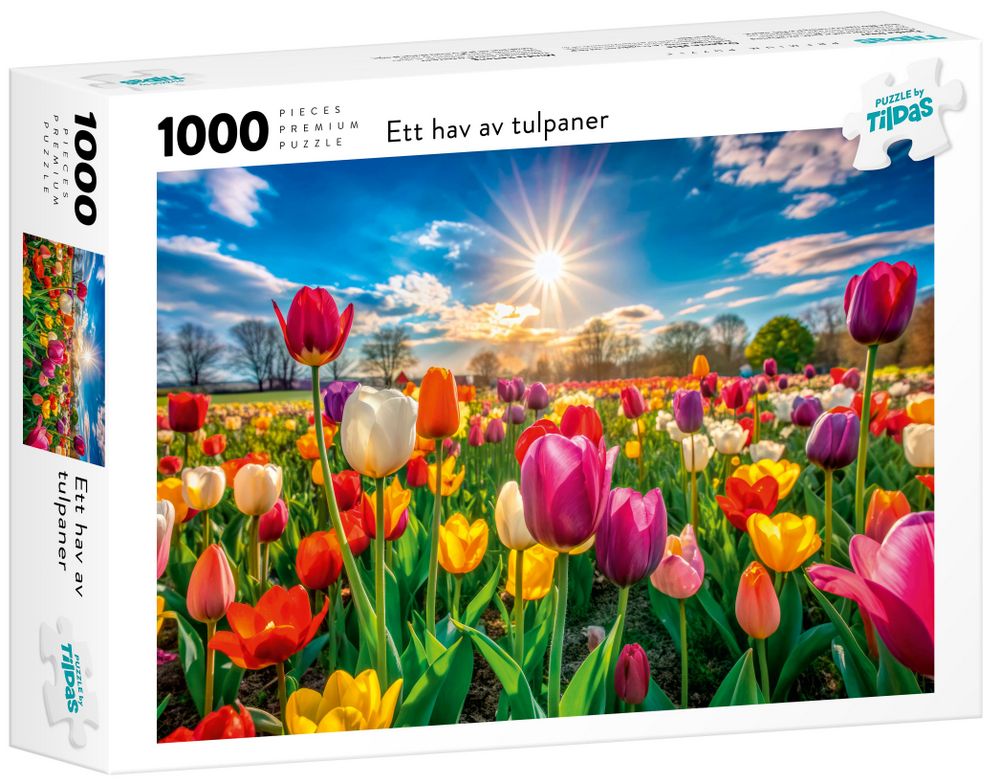 Tulipanmarkens skønhed, 1000 brikker