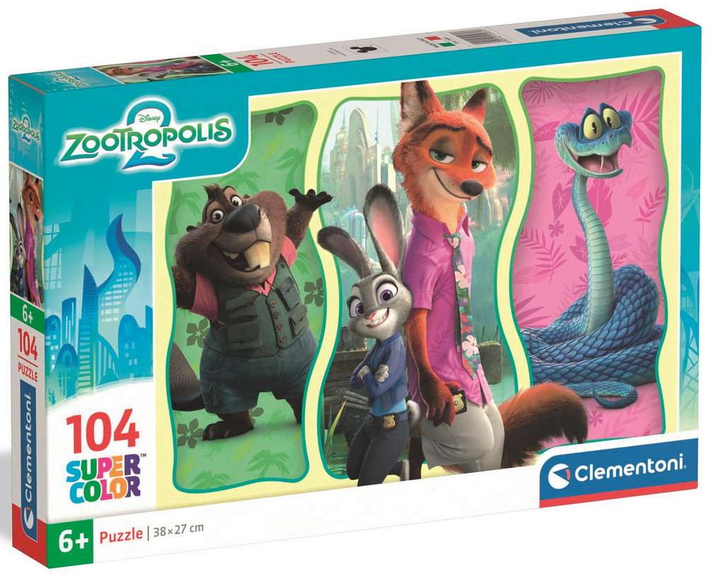 Disney: Zootropolis 2, 104 brikker