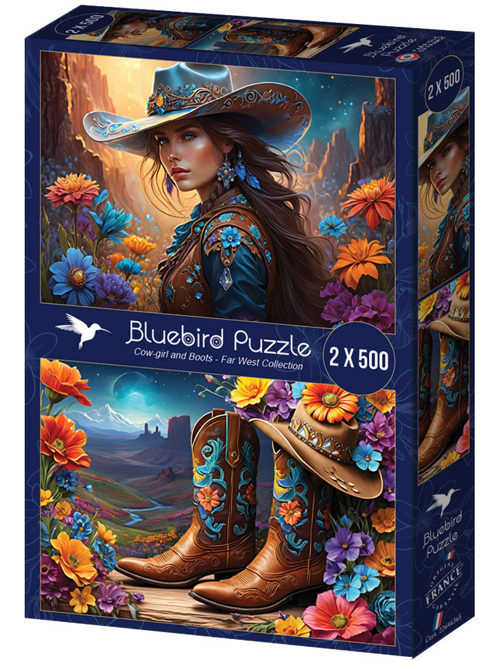 Cowgirlens verden, 2x500 brikker
