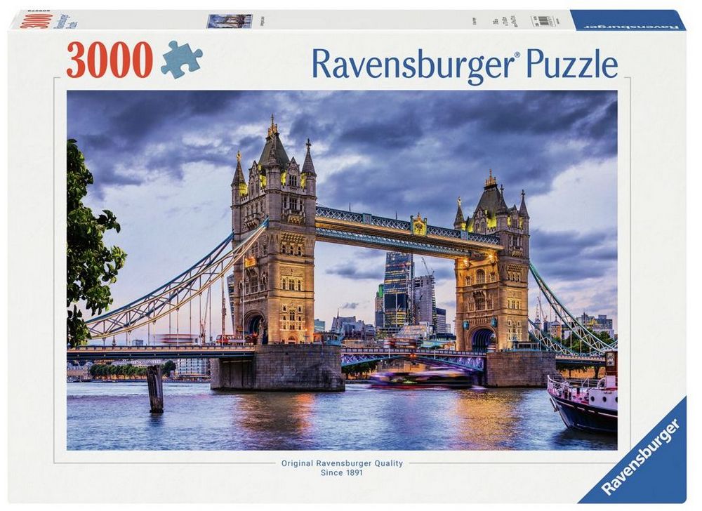 Ravensburger Puslespil - London: Tower Bridge, 3000 brikker