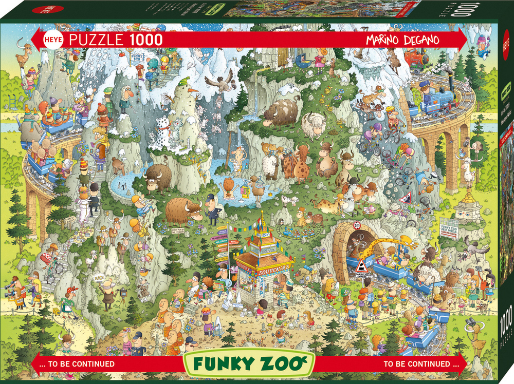 Degano: Funky Zoo - Himalaya, 1000 brikker