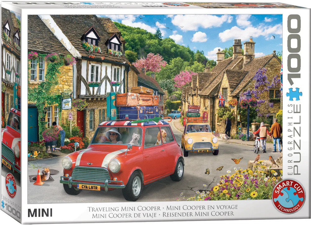 Sommerudflugt i Mini Cooper, 1000 brikker