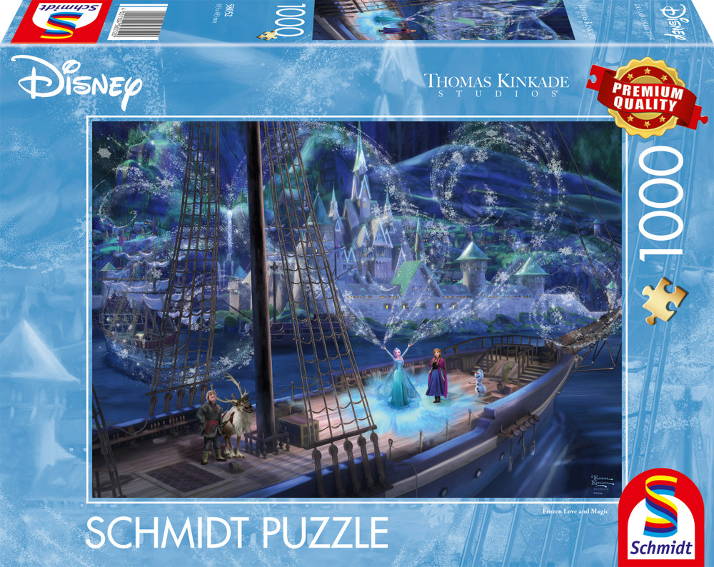 Disney: Kinkade - Frost - Magisk, 1000 brikker