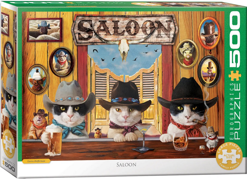 Heffernan: Saloon katte, 500 brikker