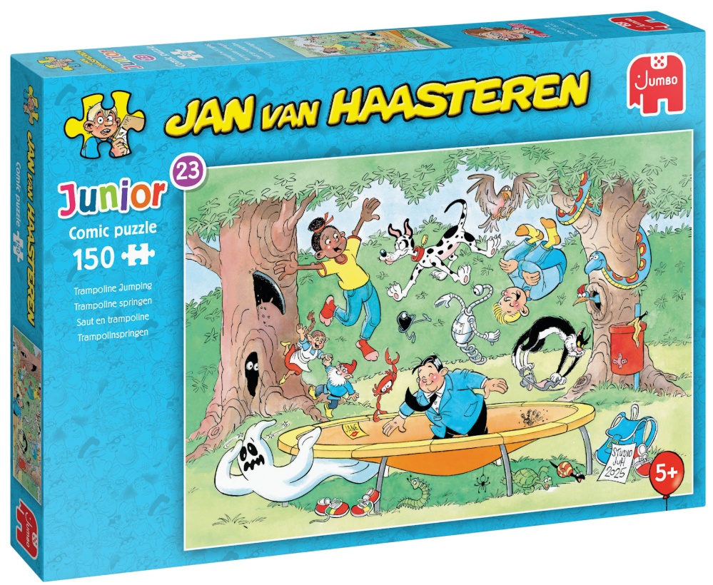 Jan Van Haasteren Puslespil - Sjov på trampolinen, 150 brikker