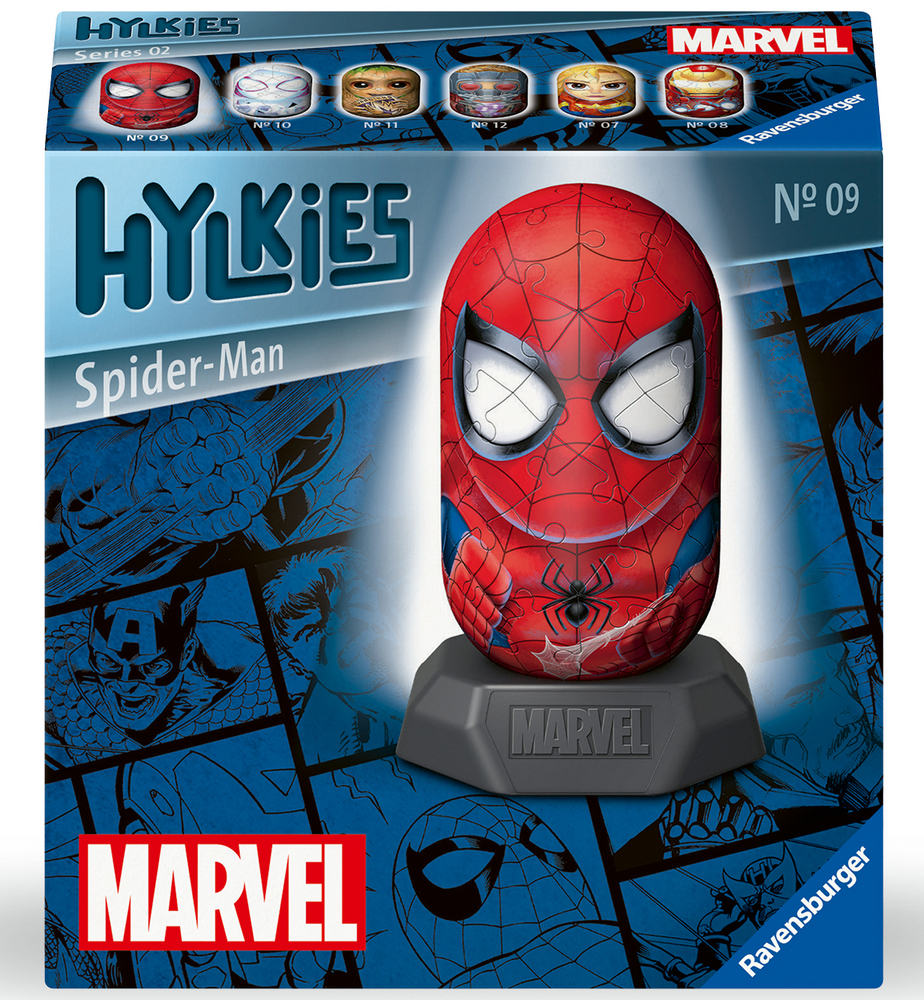 Ravensburger Puslespil - 3D: Hylkies Marvel - Spider-Man, 54 brikker