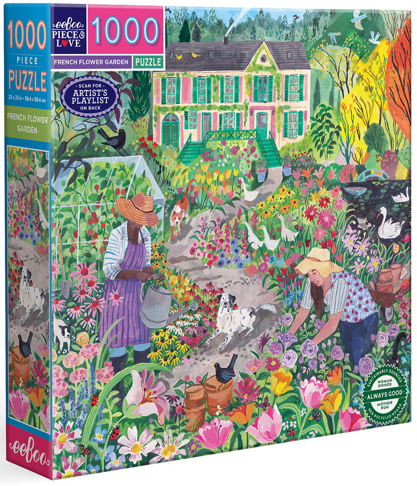 Haven i blomst, 1000 brikker