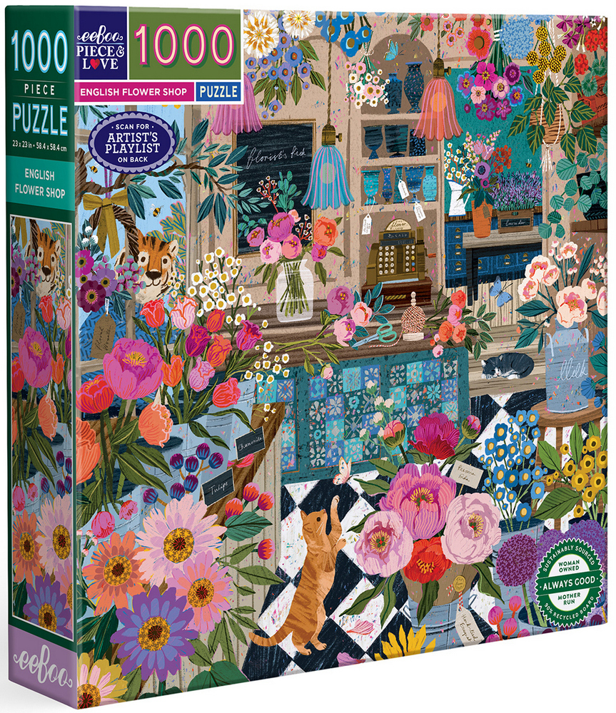 Ball: Katten i blomsterbutikken, 1000 brikker