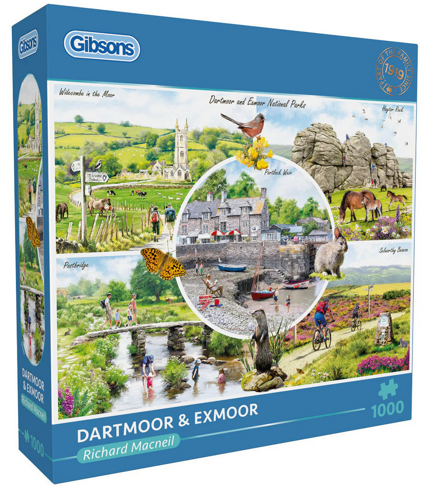 Macneil: Dartmoor & Exmoor, 1000 brikker