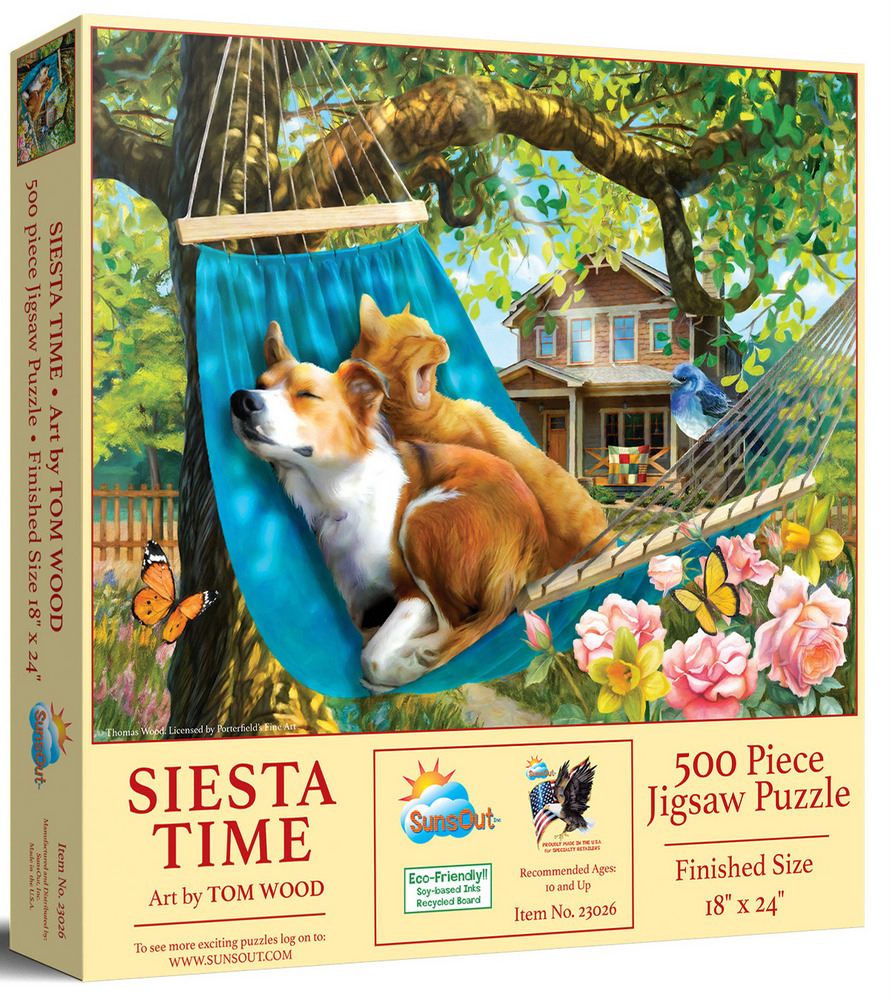 Wood: Siesta i solen, 500 brikker