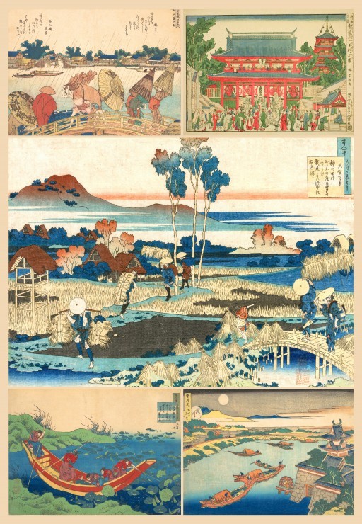 Hokusai, 1000 brikker