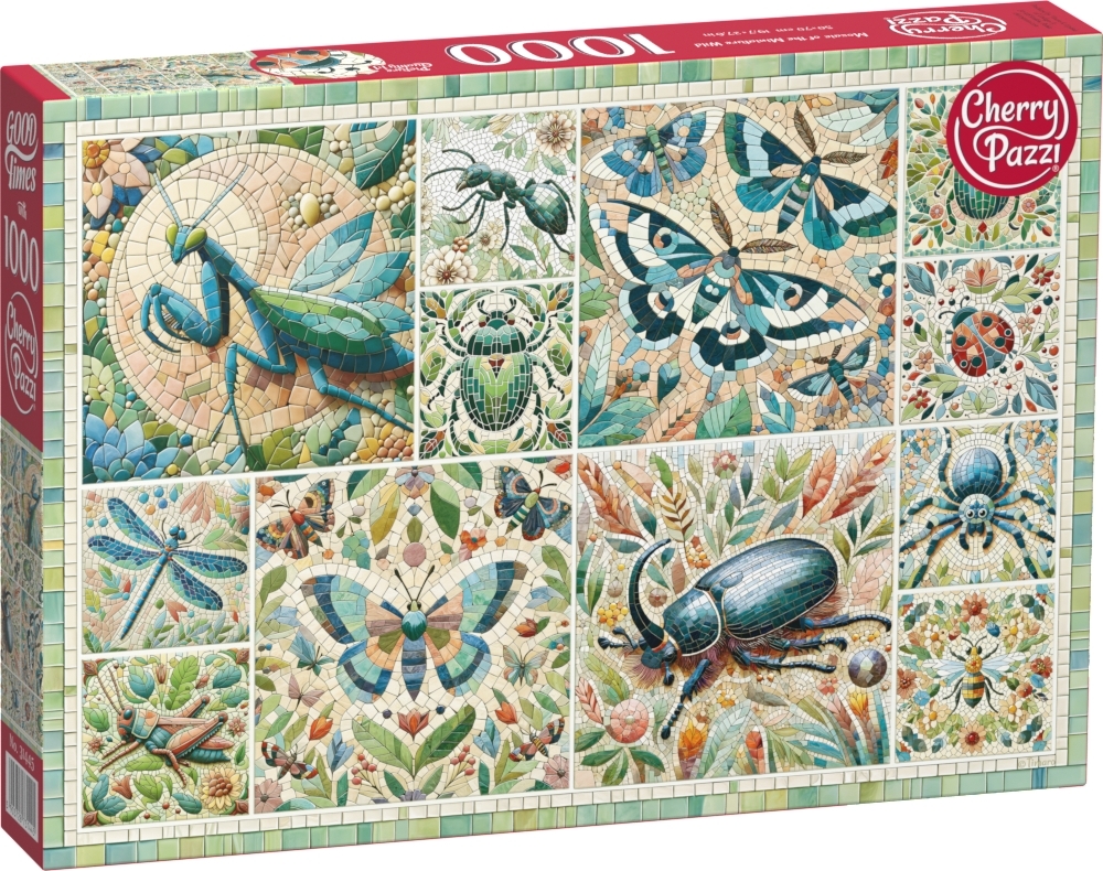 Mosaik af insekter, 1000 brikker
