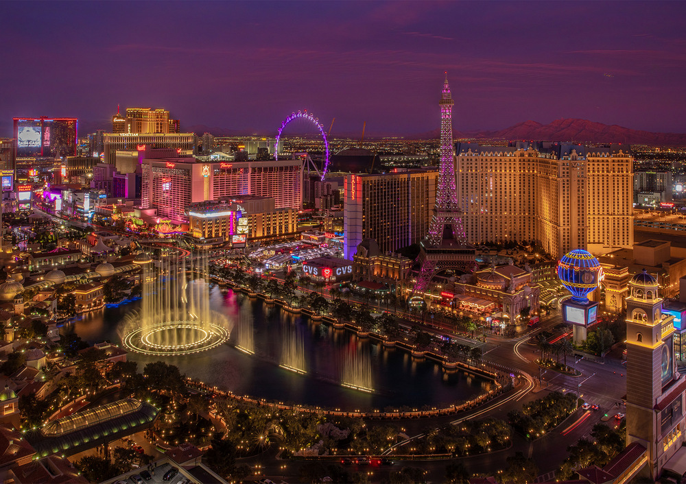 Las Vegas, USA, 1000 brikker