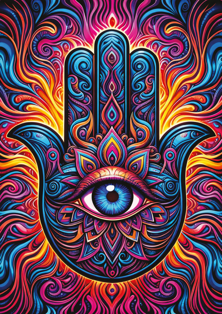 Hamsa hånden, 1000 brikker