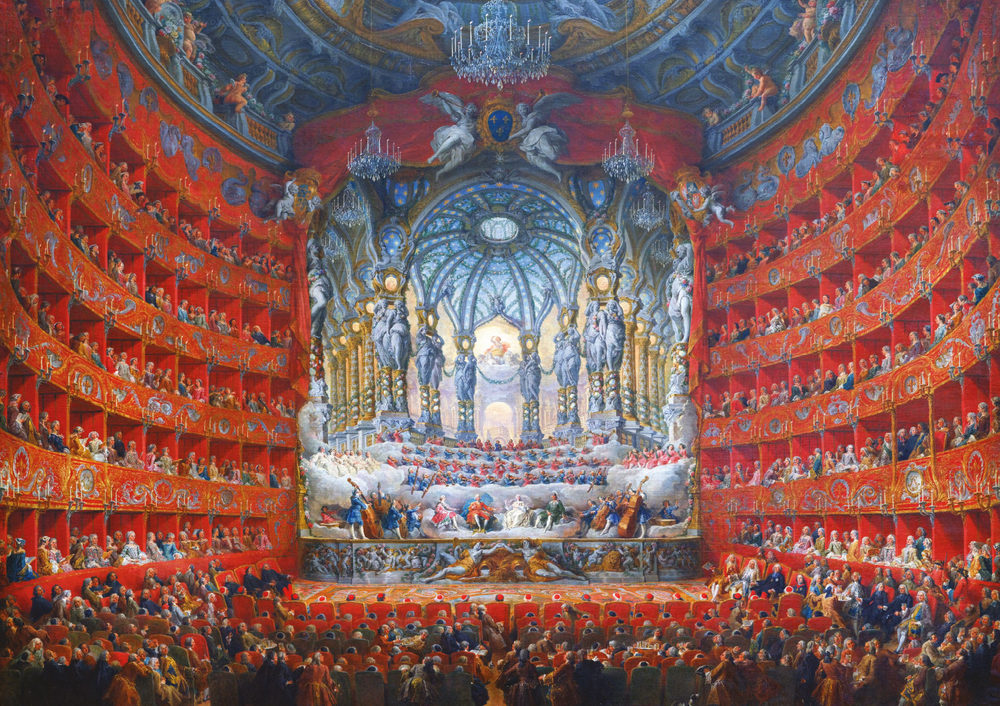 Panini: Teatro Argentina, 3000 brikker