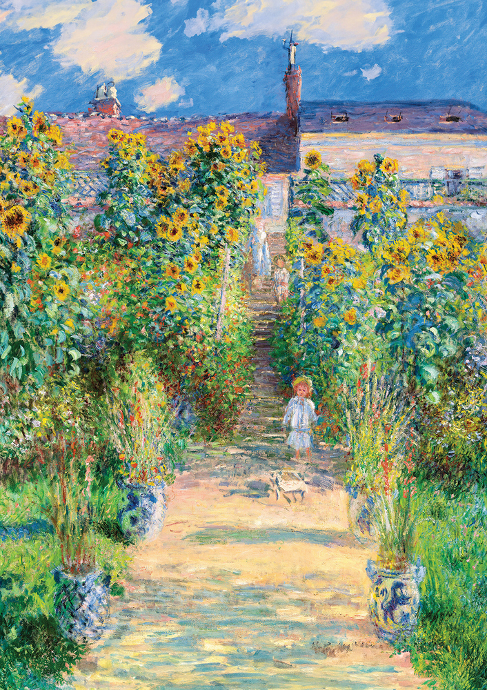 Monet: The Artist's Garden at Vetheuil, 1000 brikker