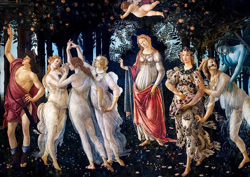 Botticelli: Primavera, 2000 brikker