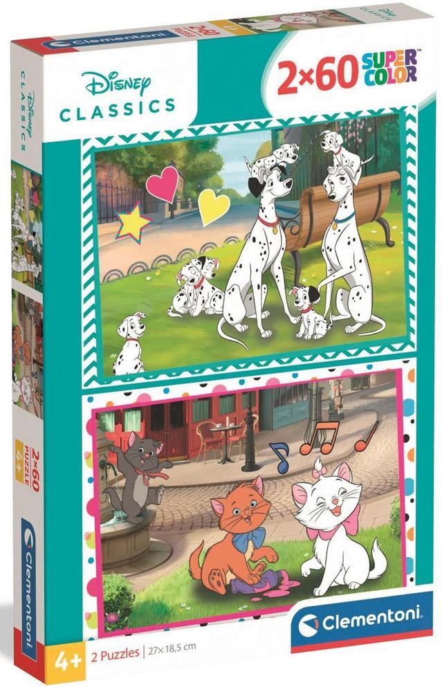 Disney: Klassikere, 2x60 brikker