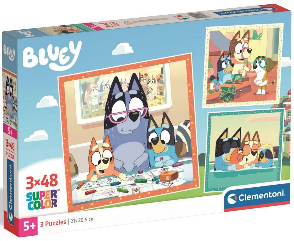 Bluey: Gode venner, 3x48 brikker