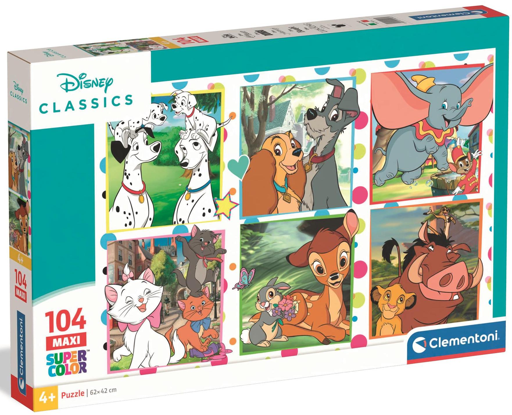 Disney: Klassikere, 104 brikker