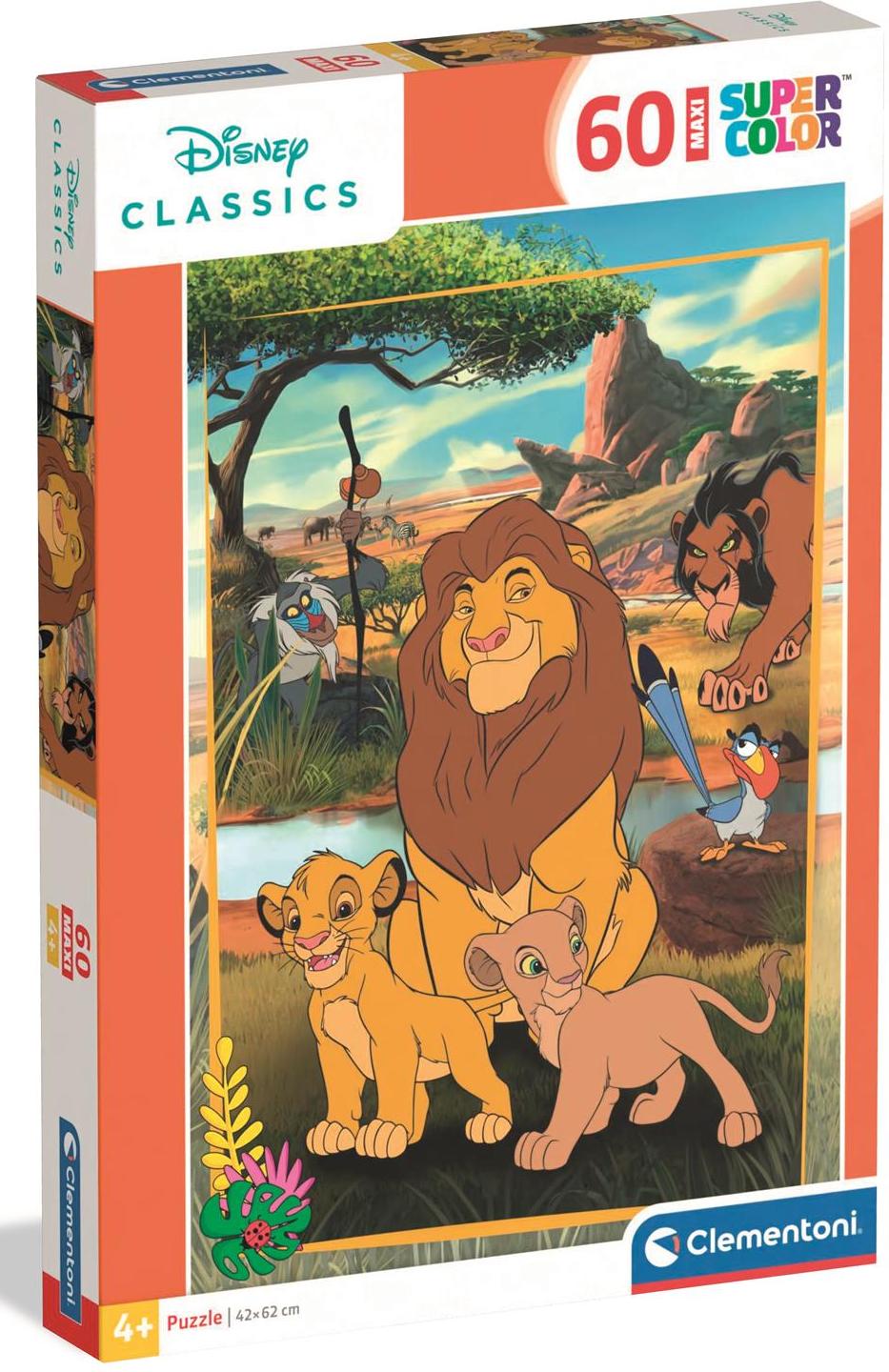 Disney: Løvernes konge, 60 brikker